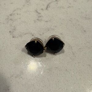 Betsey Johnson Black Stud Earrings